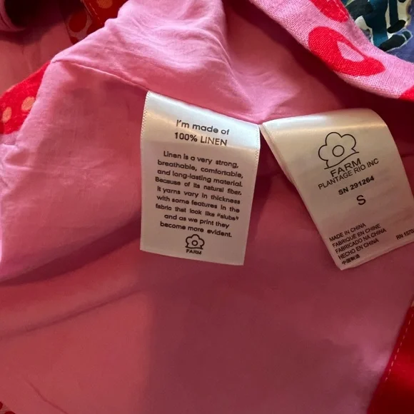 nwt farm rio 'octocool' sleeveless open back crop top - Picture 5 of 8